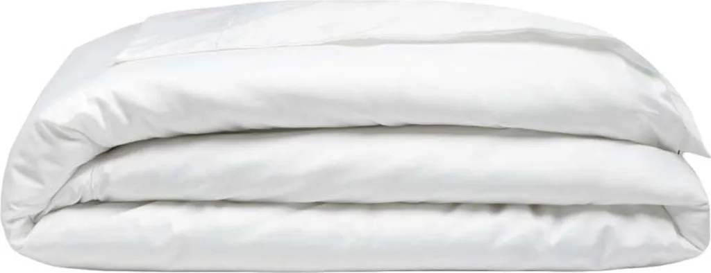 Linge de lit en coton supérieur 400 fils blanc pour couette lit double
