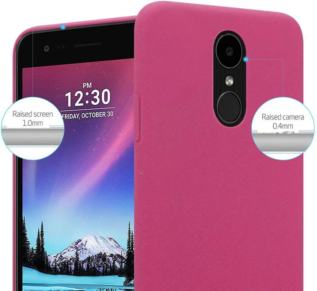 Cadorabo Cover Rigida LG K4 2017 - Custodia Protettiva Rosa Shockproof - 4