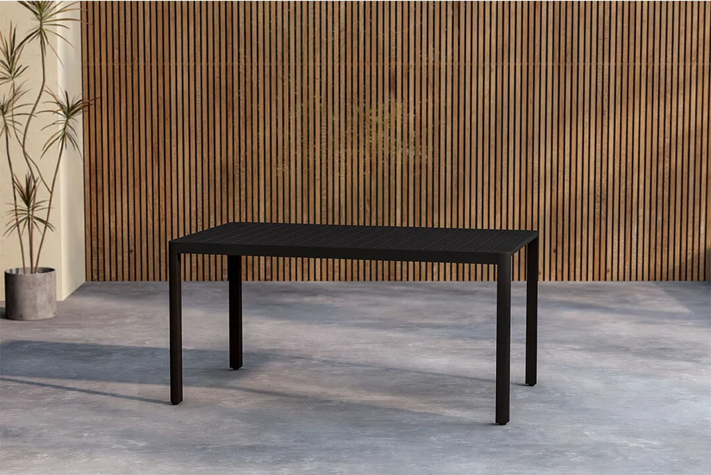 Table de Jardin Noire Giardini : Solution Stable et Durable contre la Rouille - 3