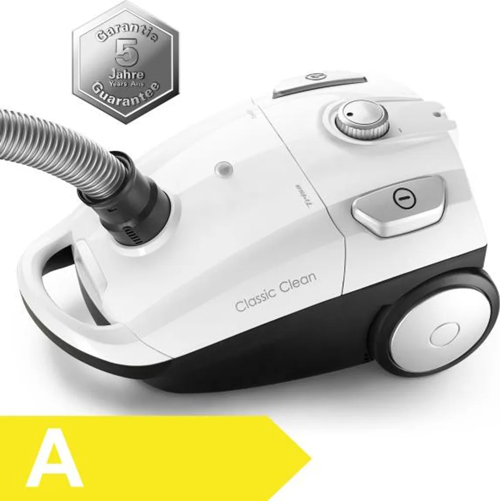 Aspirateur pour grandes surfaces TRISA 3.8L blanc idéal allergies