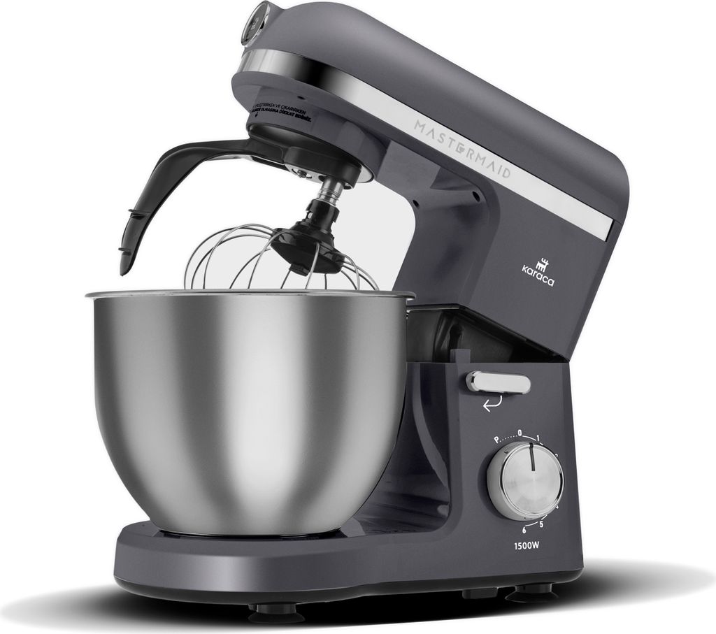 Karaca Mastermaid Chef Pro Doppelgriff Standmixer 1500 W, Space Grau