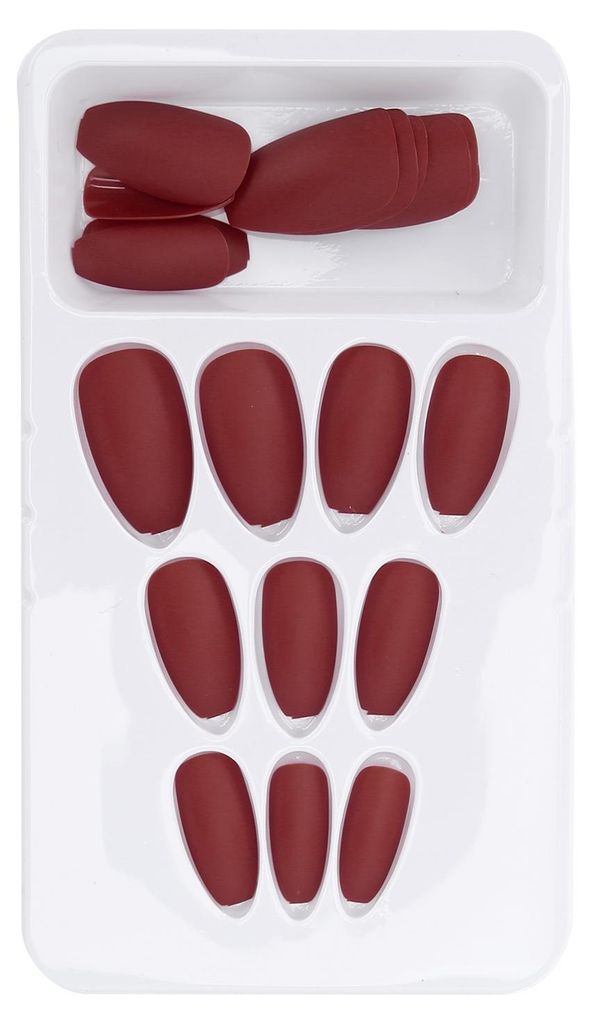 24PCS Falsche Fingernägel Lange Drücken Volle Abdeckung Gefälschte Farbe Kunst Nägel für DIY Nagel SalonF129