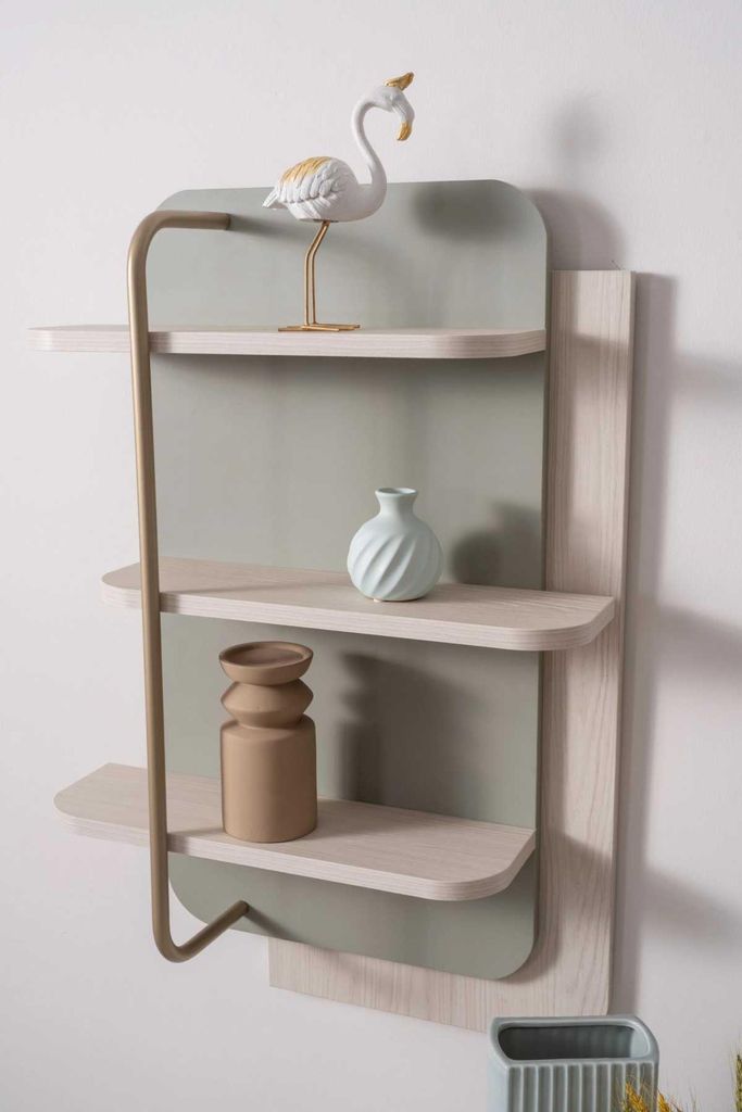 Tv-Schrank Regal Stil modern Farbe weiß hellgrün Holz neu Kuchenset