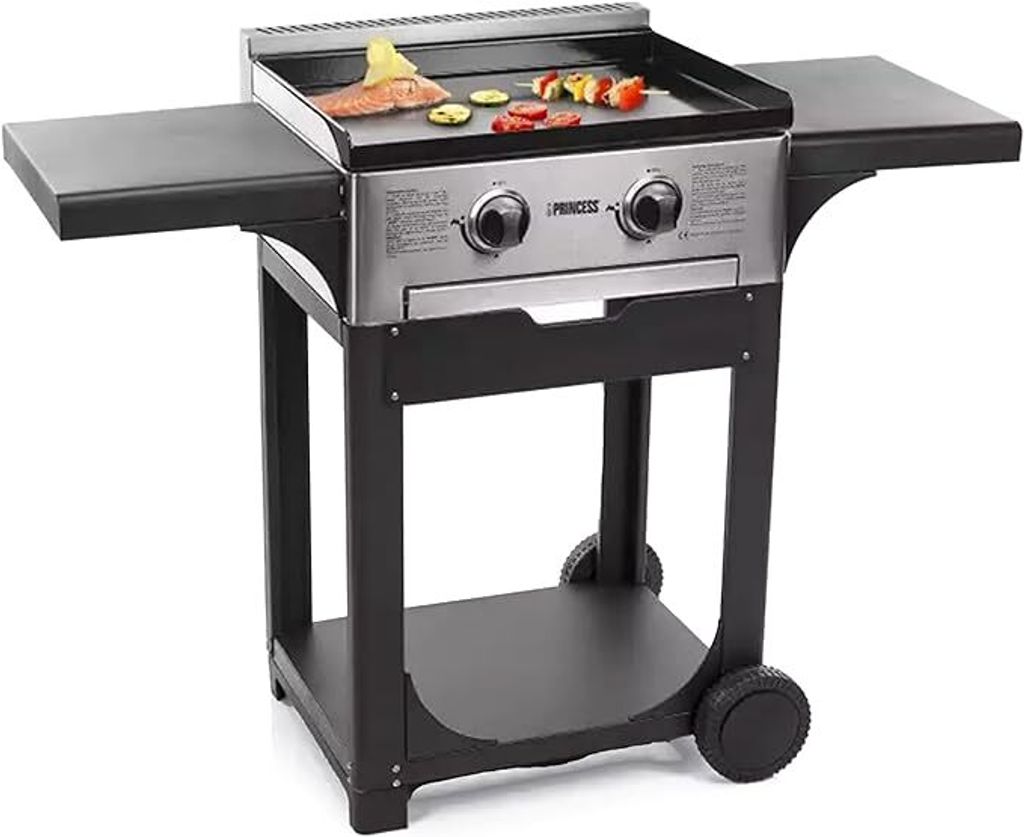 Princess 105055 FR Gasbratplatte mit Trolley, 4800 W, 2 Produktbild 