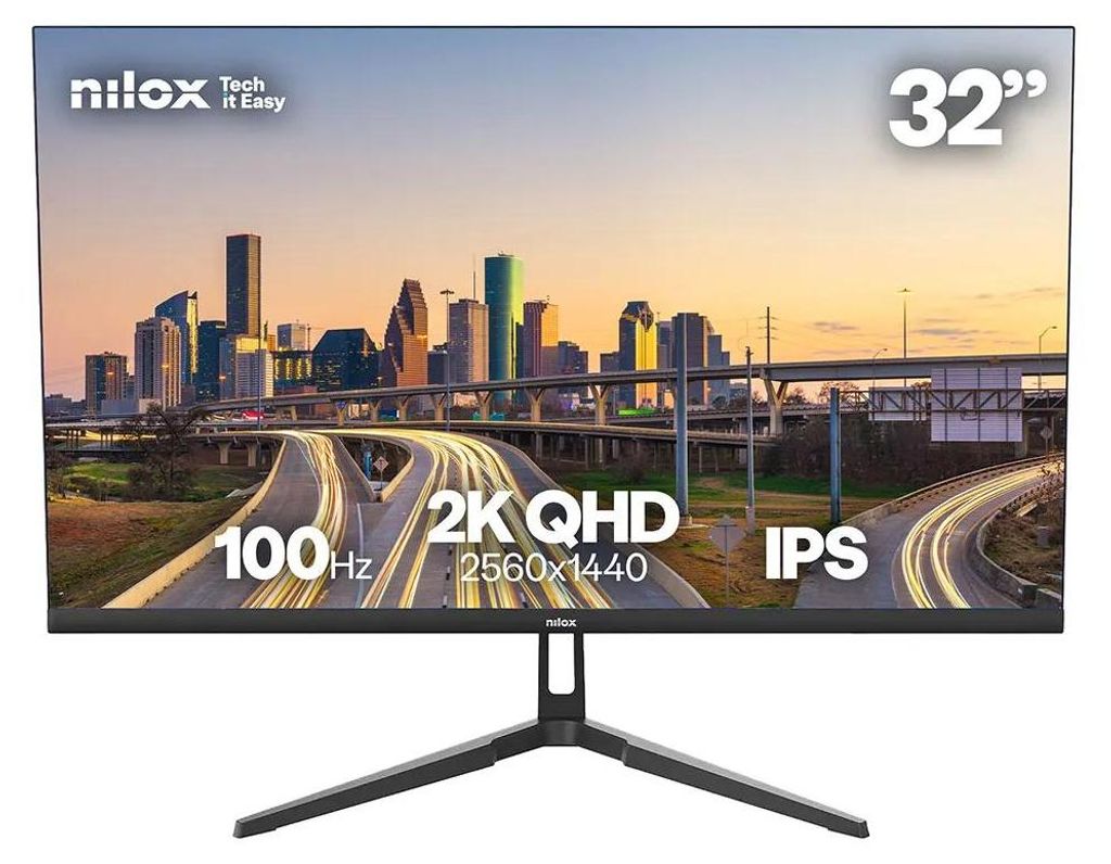Monitor Nilox NXM322K1001 32" Quad HD 100Hz IPS Sin Altavoces