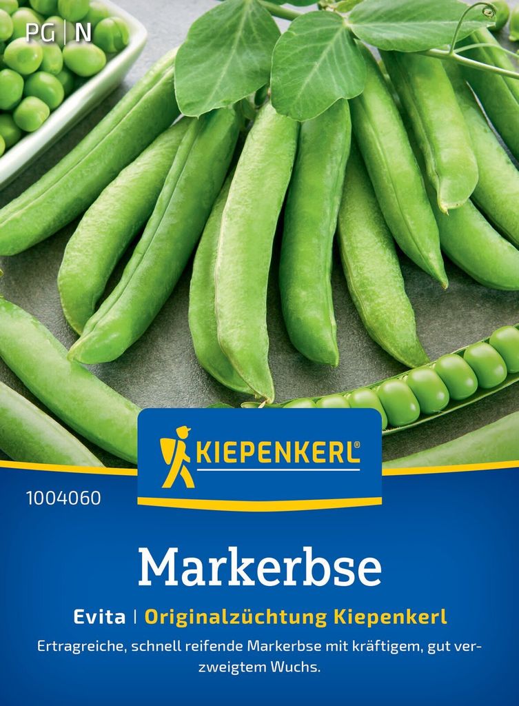 Kiepenkerl Markerbsensamen Evita Pisum sativum medullare 8-10 lfd. Meter
