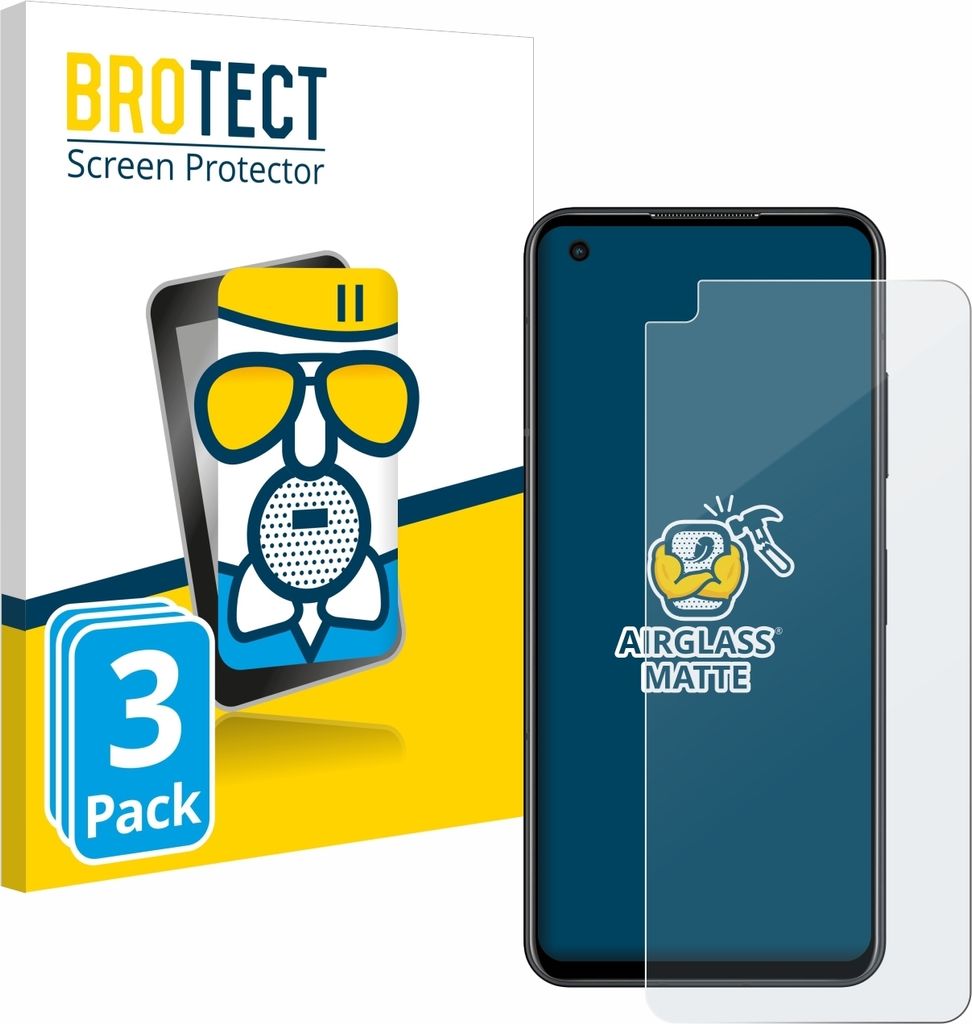 3x BROTECT Entspiegelungs Schutzglas für ASUS ZenFone 9 Schutzfolie Panzer Folie Glas Display Schutz matt