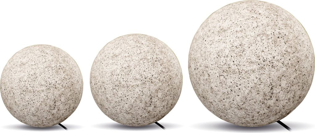 3x ZAHRADA FLORA WATERBALL LIGHT imitace mramoru ️ S-25 cm Obrázek produktu 