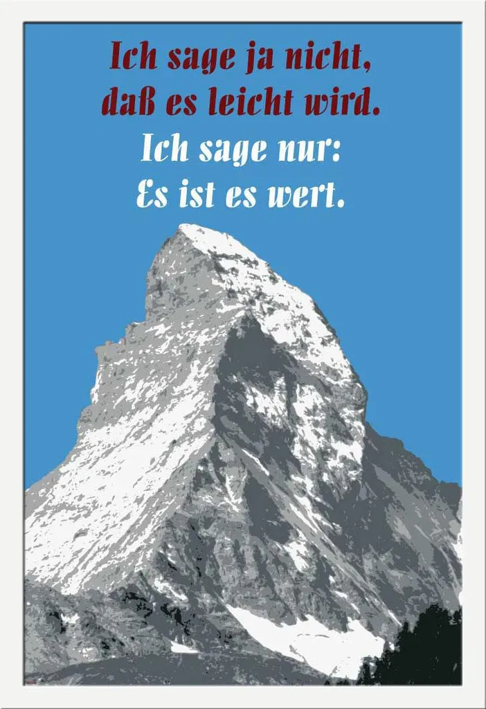 Poster Inspirant pour Bureau ou Salon avec Cadre Shinsuke Blanc Maxi