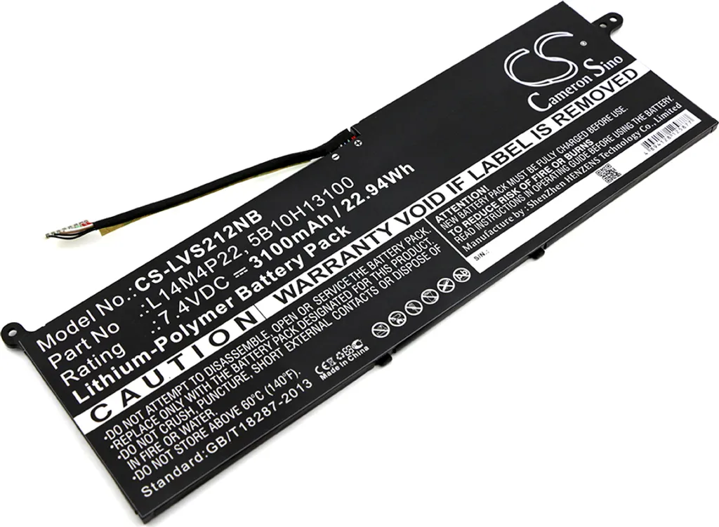 Batterie L14M4P22 pour Lenovo IdeaPad S21E-20 haute capacité 5B10H13100