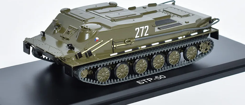 BTR-50 BSLA SSM 1:43 - Maquette de Véhicule Blindé Militaire Sovietique