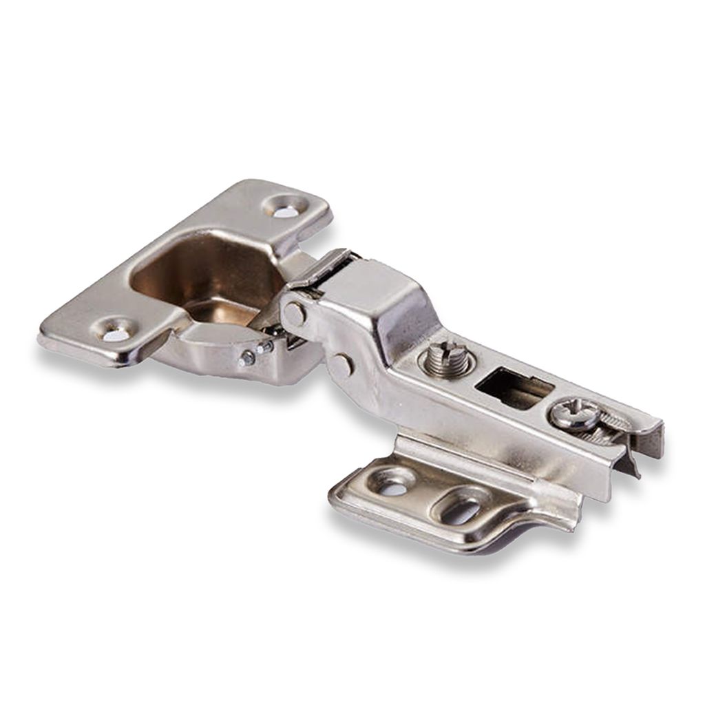 4-teiliges Set Türscharniere aus silbernem Edelstahl - 9.7 x 6 x 2.5 cm - Für angenehmes Öffnen und Schließen von Türen ohne aufzufallen