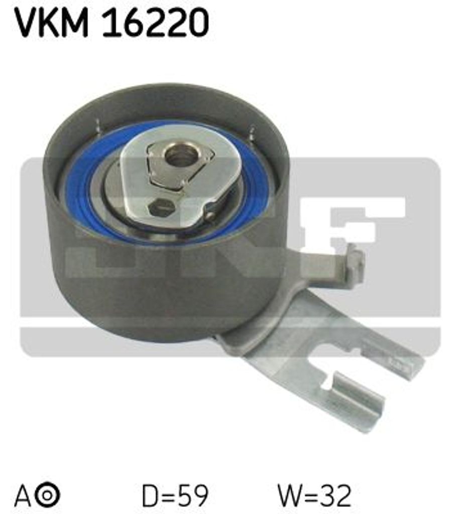 SKF VKM 16220 Spannrolle Zahnriemen für VOLVO V70 II (285) Produktbild 