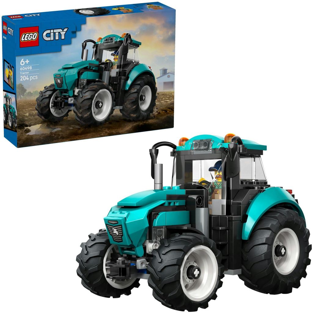 LEGO City Traktor - Spielzeug Bauernhof Fahrzeug Modellbau Produktbild 