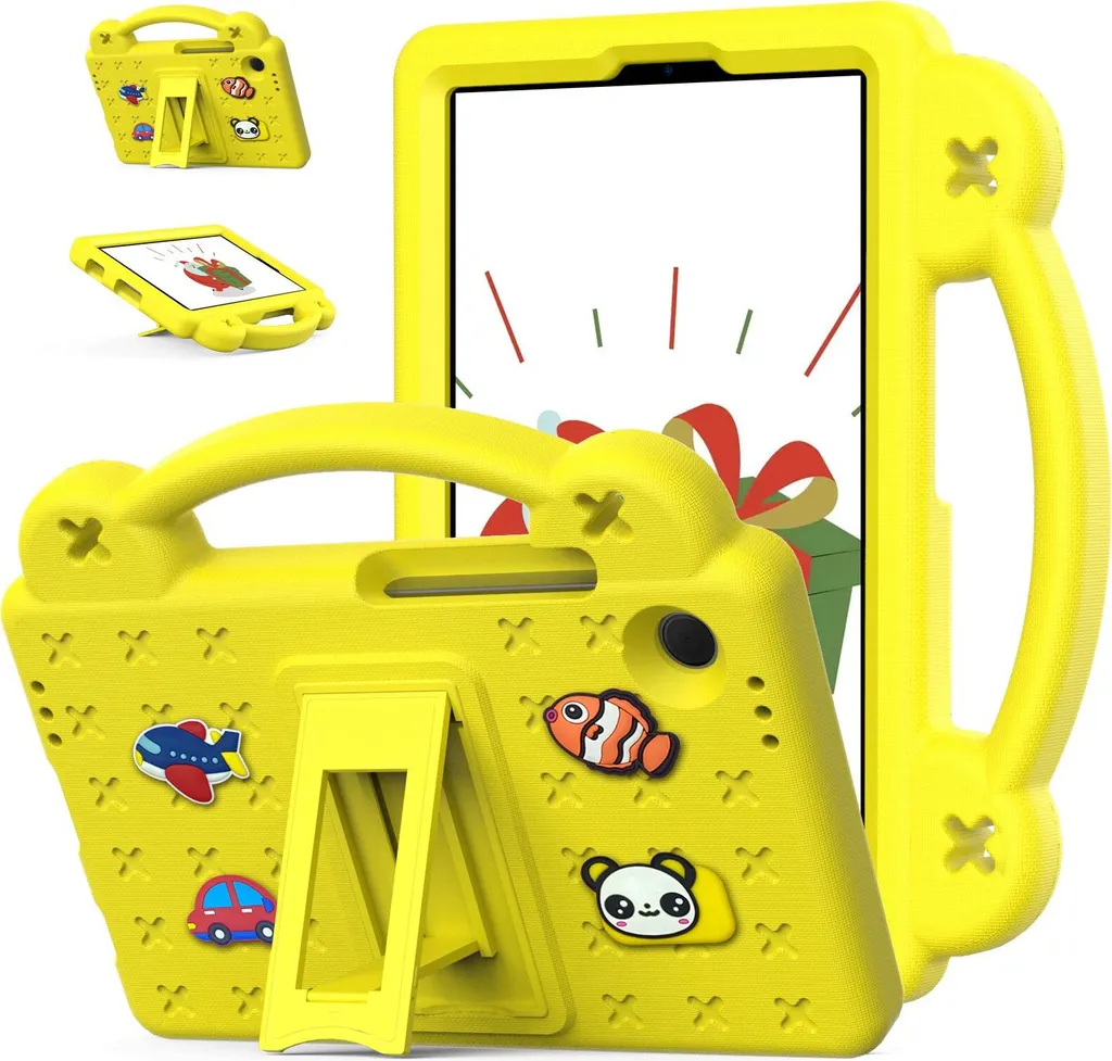 Idea Regalo: Custodia Gialla per Samsung Tab A9 8.7" - Divertente e Sicura