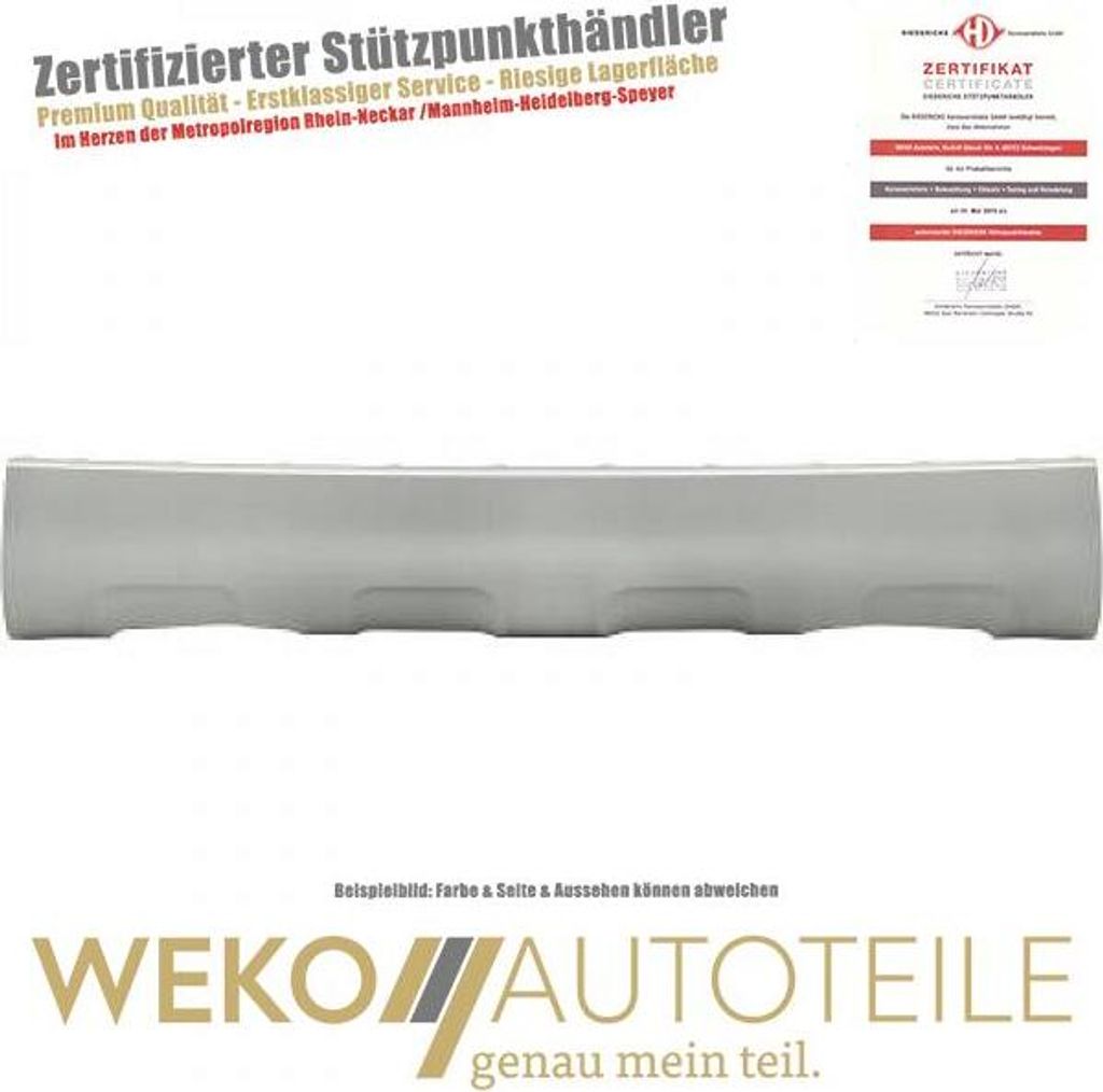 Blende Stoßstange hinten DIEDERICHS 2205468 für VW