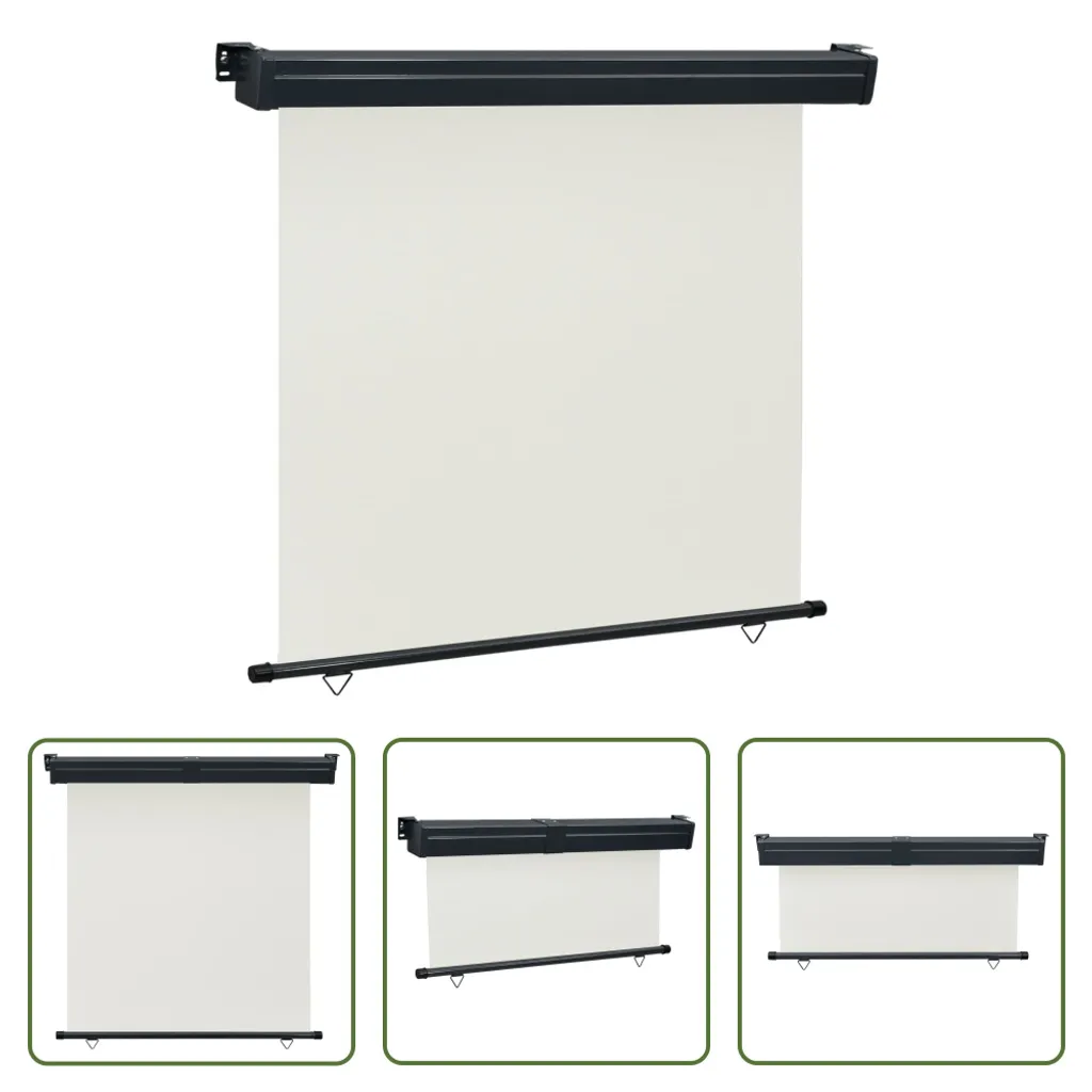 Frangivista Balcone Laterale Retrattile 165x250 cm Crema Online