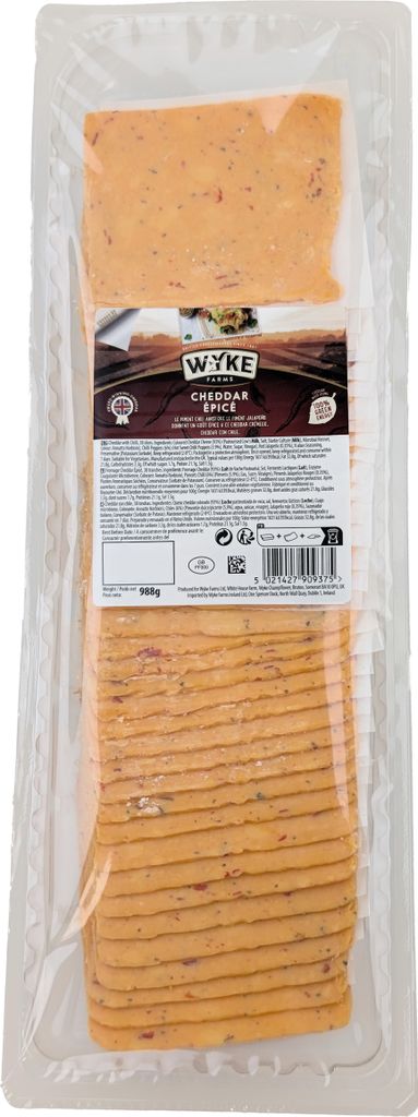 Food-United mild scharfer YELLOW-CHEDDAR Cheese 980g in Produktbild 