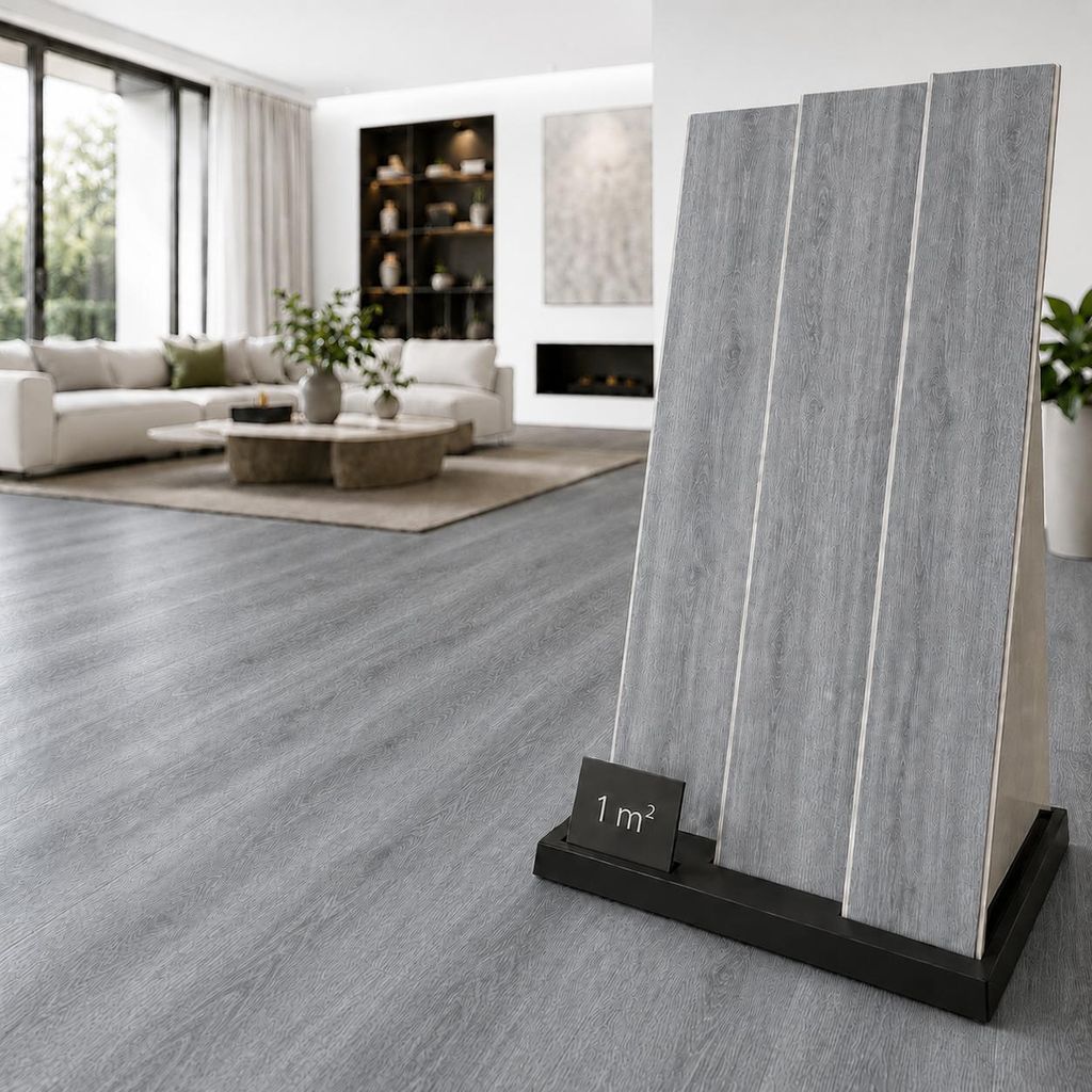 Klickvinyl, Vinylboden Eiche, Wasserfest, Bodenbeläge, 4mm Produktbild 