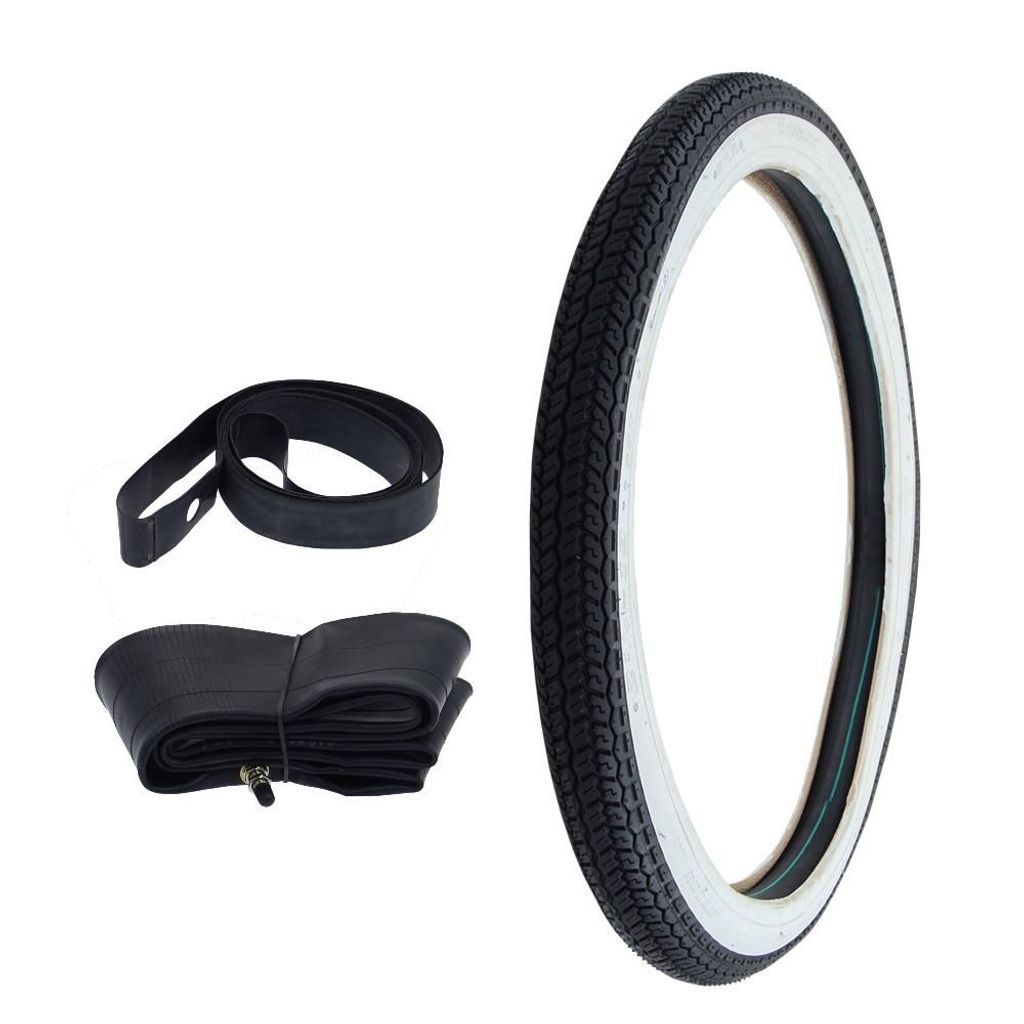 Reifen Weißwand Citomerx H-675 2.25-19 (2 1/4 x 19 - 23 x 2,25) 41J TT + Schlauch + Felgenband