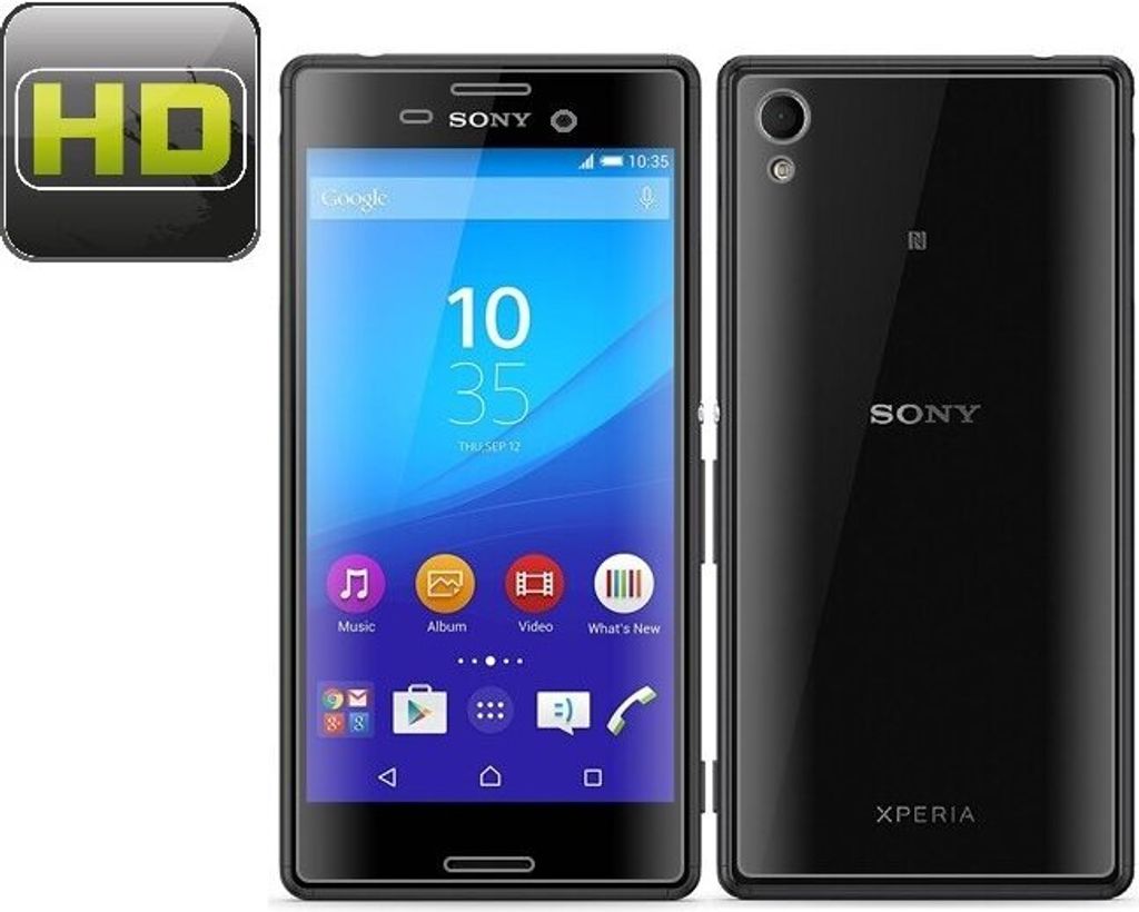 2x Displayfolie für Sony Xperia M4 Aqua Displayschutzfolie HD ULTRA KLAR F/B