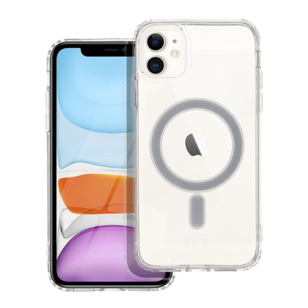 Case passend für iPhone 11 Clear Mag Cover (STR) kompatibel mit MagSafe transparent