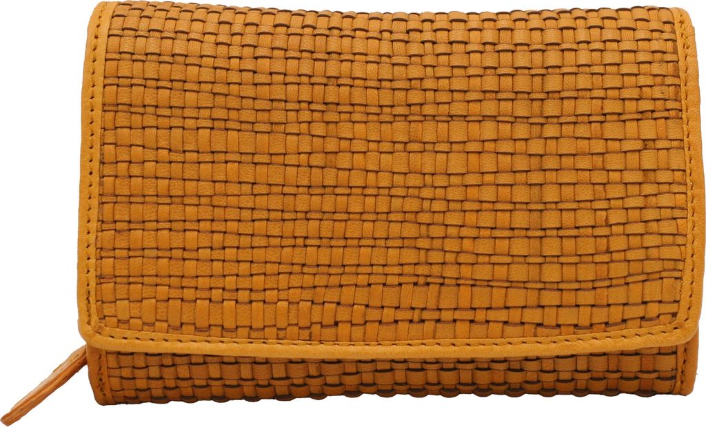 Rovicky Portemonnaie aus Leder für Frauen Waintau orange One size