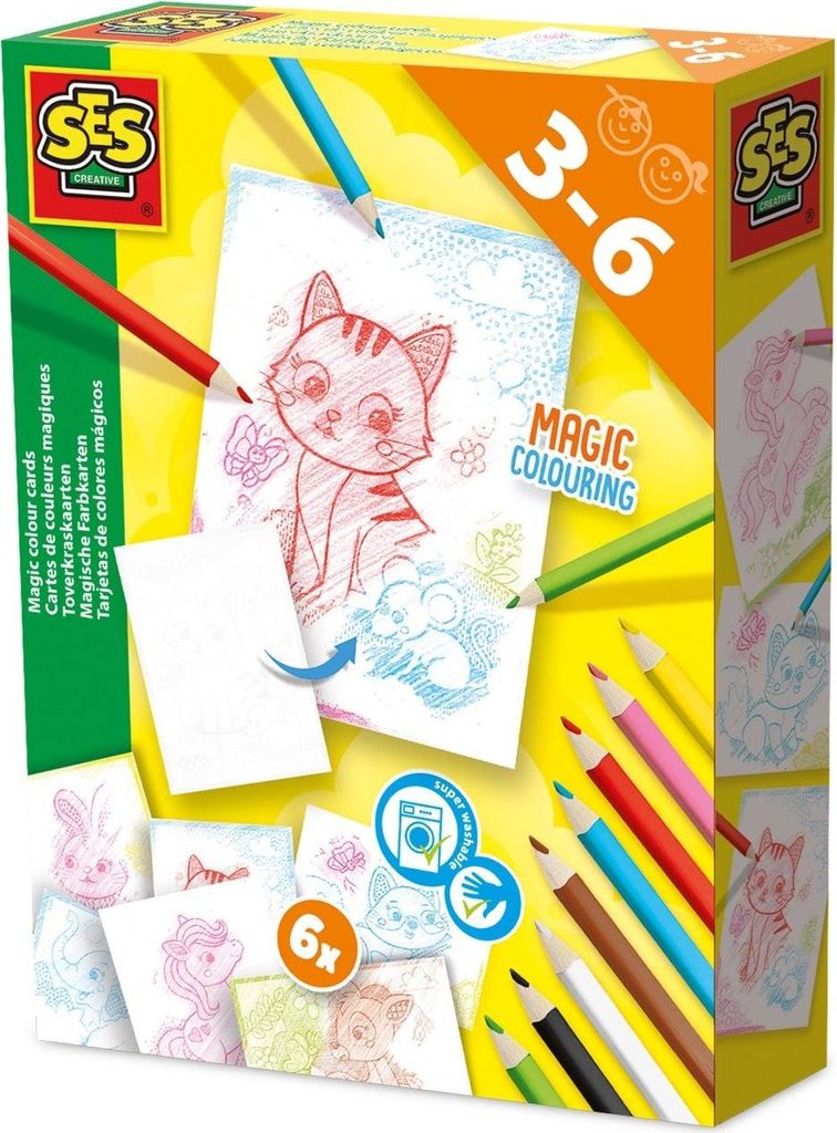 SES Magic Color Cards für kreatives Lernen und unterhaltsame Aktivitäten
