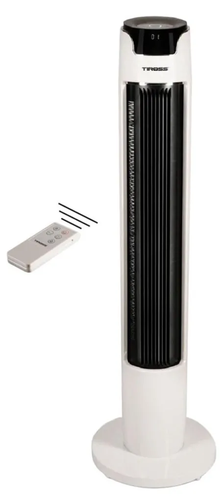 Ventilateur colonne 45W idéal pour dormir : Silencieux avec commande