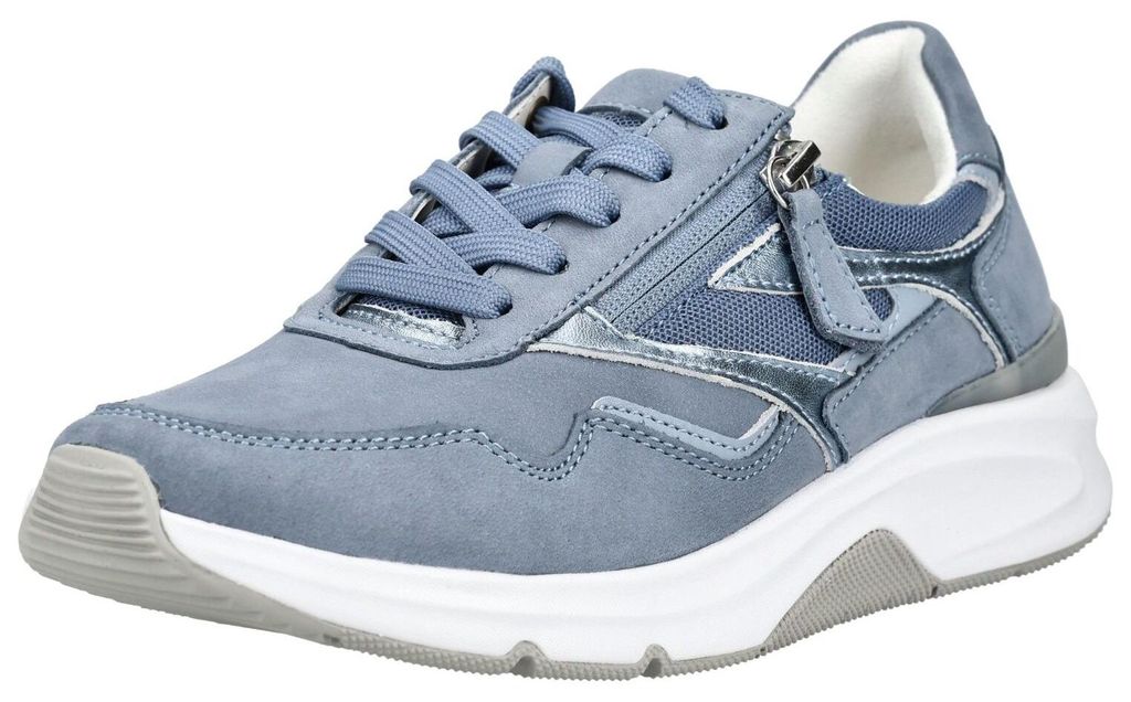 Gabor Rollingsoft heaven sportlicher Schnürer Blau Produktbild 
