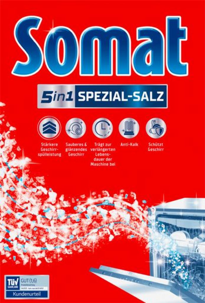 Somat změkčující sůl do myčky nádobí proti vodnímu kameni Obrázek produktu 