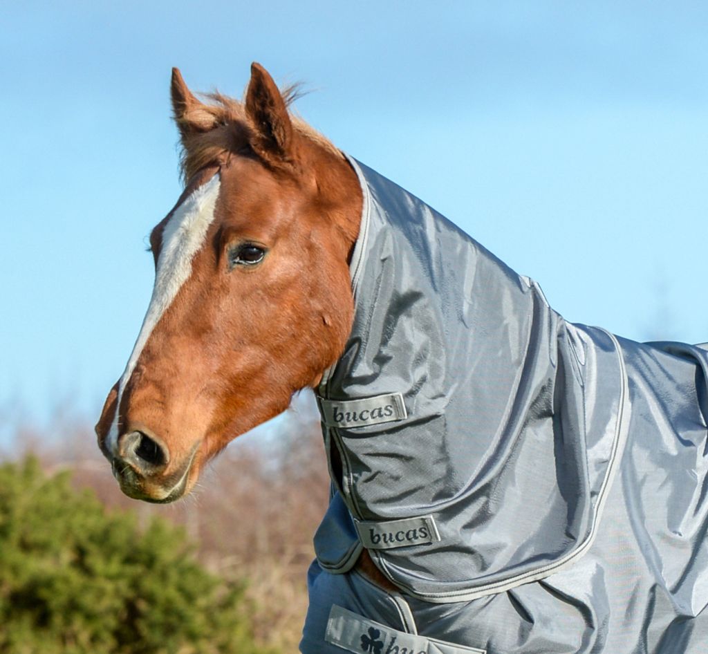 Bucas Smartex Combi Neck Halsteil 300g in zwei Farben, Farbe:Iron Gate, Größe:S