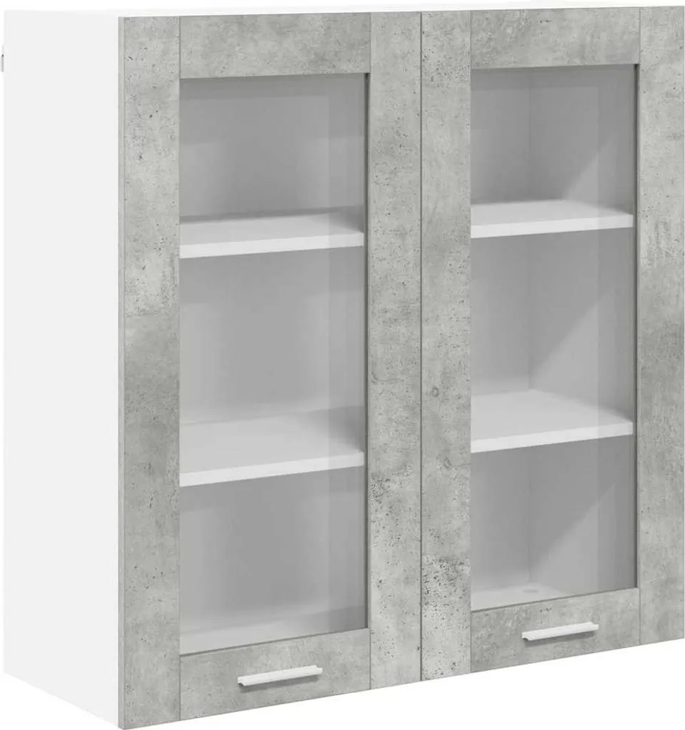 SYFAX™ Armadio Pensile Grigio Cemento - Ordine in Cucina e Bagno
