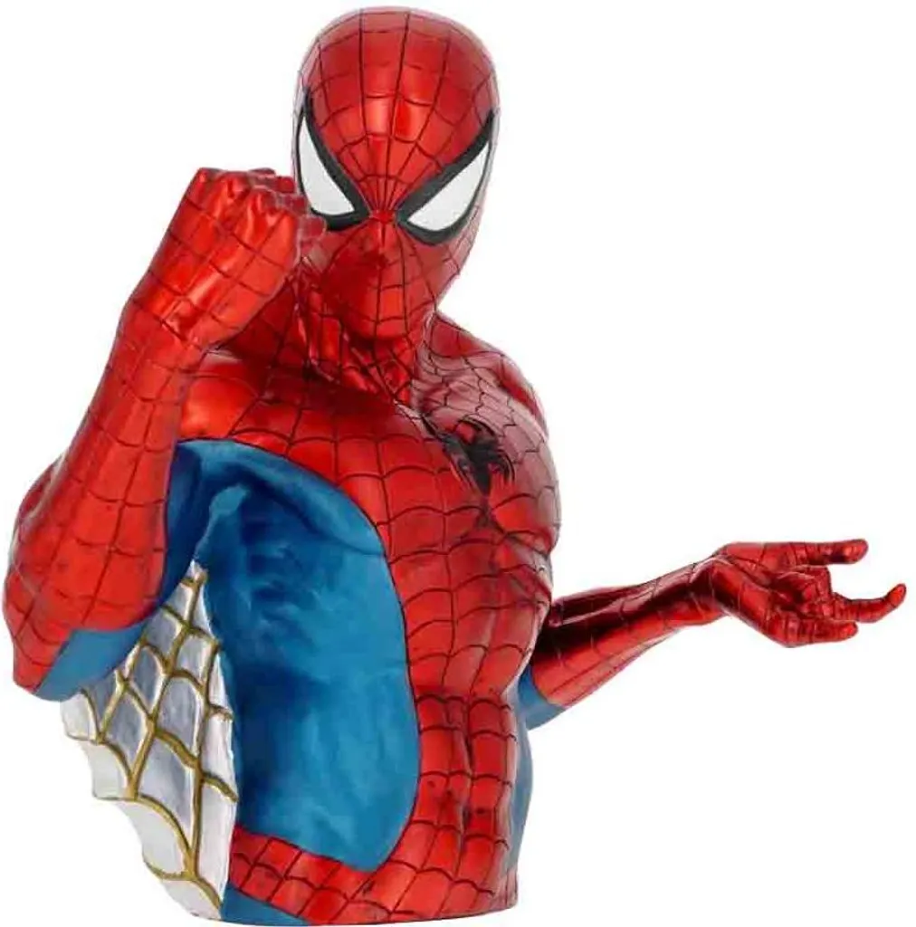 Tirelire Spider-Man Marvel en PVC pour Enfant Modèle CD1234 Coloré