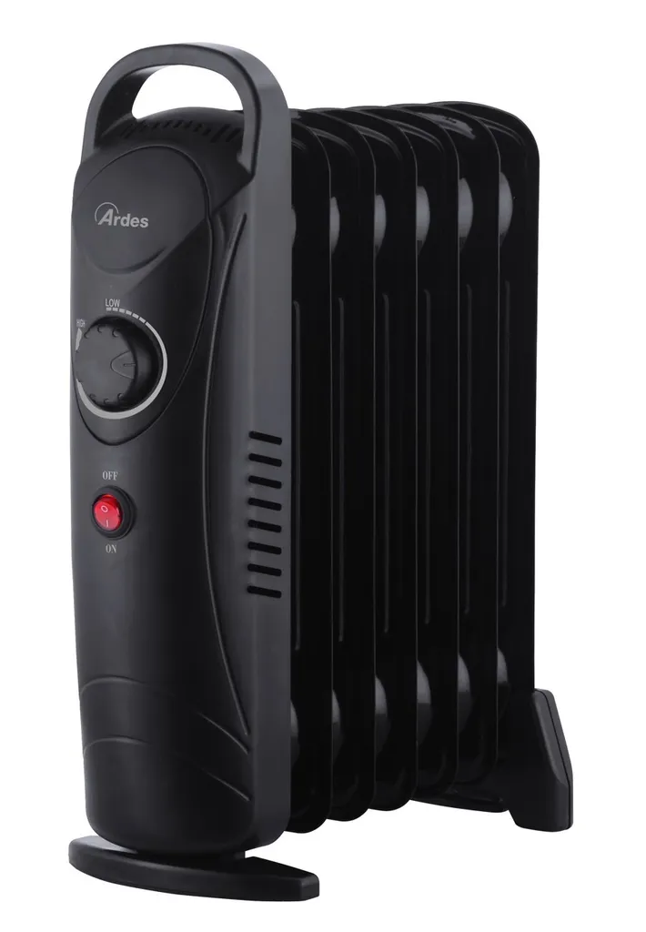 Radiateur Bain d'Huile Ardes AR4R07M2 Chauffage d'Appoint Mobile Noir