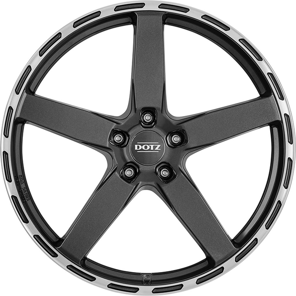 4x DOTZ Felge MarinaBay dark 8x19 ET38 5x114.3 OMA9K0FL38 kompatibel mit BYD ATTO 3 DOLPHIN