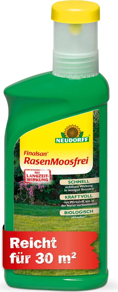 Neudorff Finalsan RasenMoosfrei 500 ml Rasenmoosvernichter für 30 m²