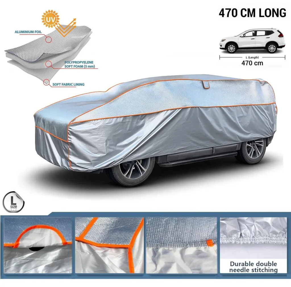 Housse de voiture anti-grêle 470 cm : protégez votre carrosserie L