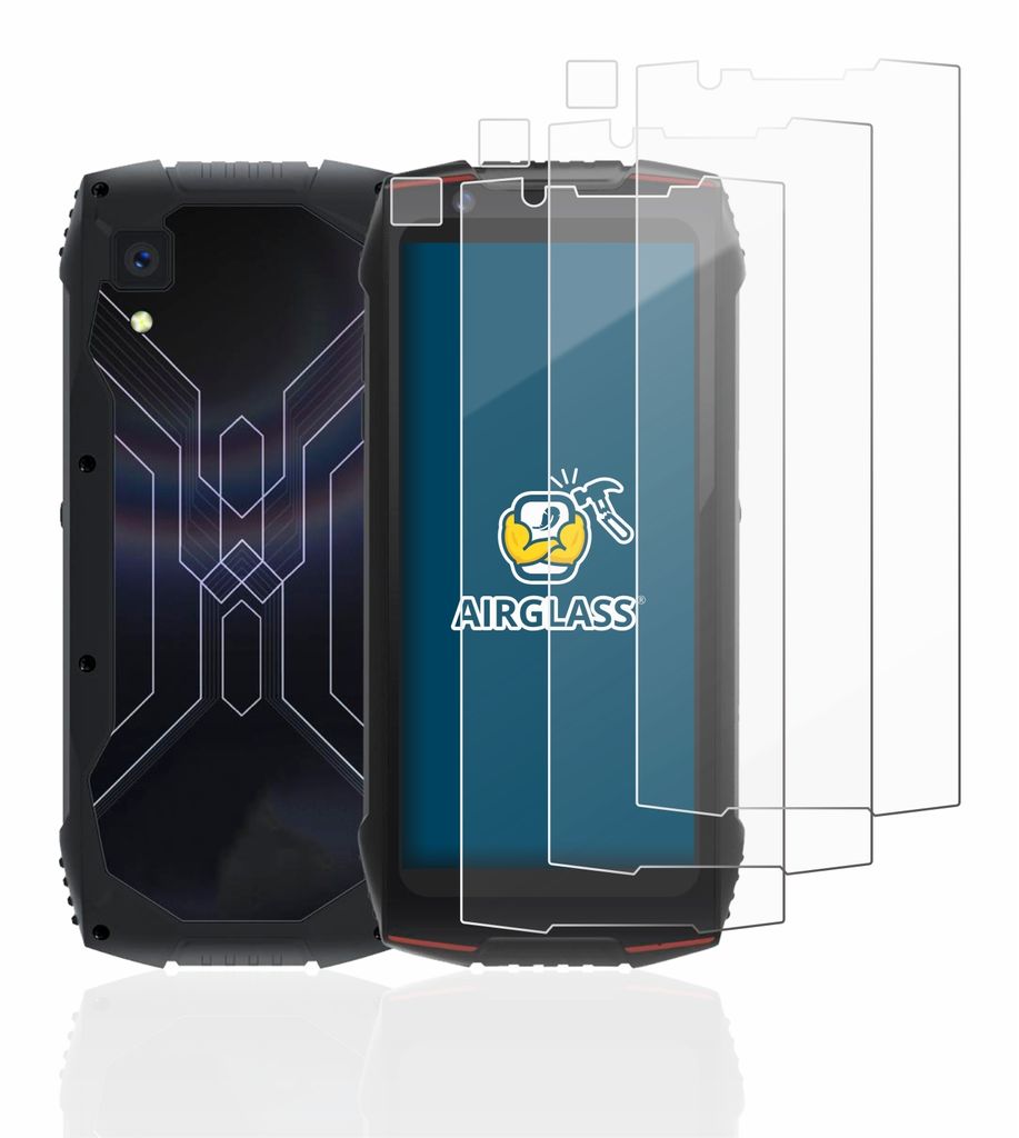 Cubot King Kong Mini 2 Pro 3x BROTECT Schutzglas Für Cubot King Kong Mini Panzer Folie Glas Klar Kingkong 2 Pro