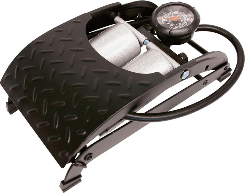 Pfefferkorn Fußluftpumpe Premium Doppelzylinder Schl. 60 cm Produktbild 