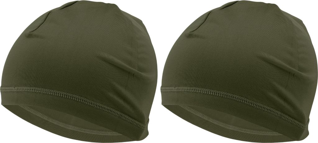 Fahrradmš¹tze Schwei?ableitend Atmungsaktiv Hartschalenunterzieher Milchseidenstoff Grš¹n 24x17cm 2 Stš¹ck