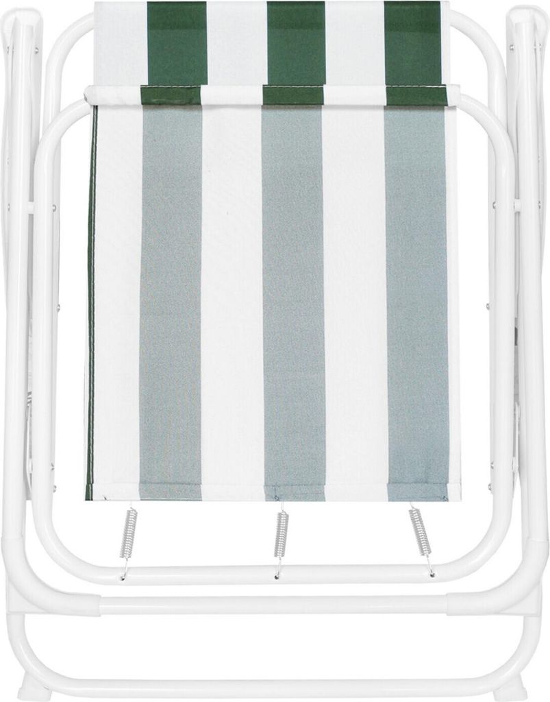 Linder Exclusiv Campingstuhl PO2600SG Grün mit Streifen – Produktbild 