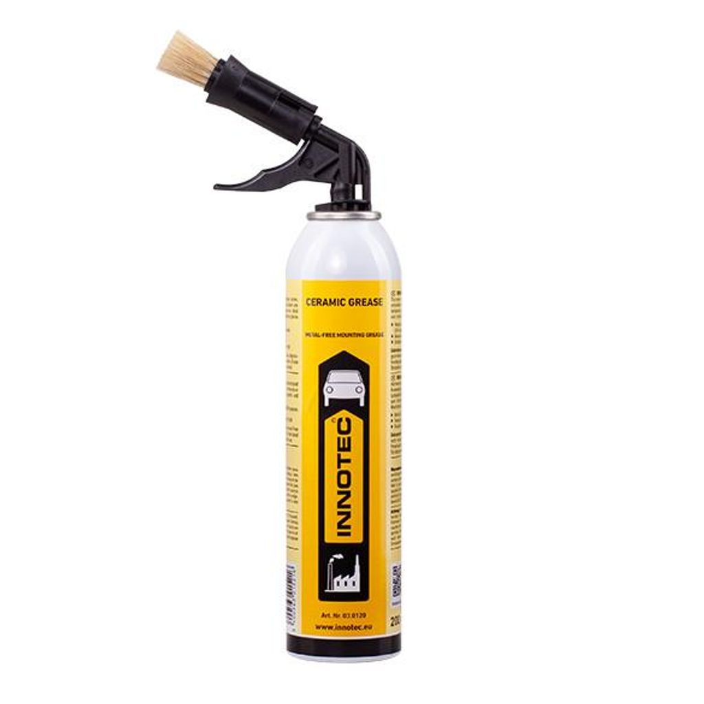 Innotec Keramikpaste Ceramic Grease - Keramikfett - Montagepaste mit hoher Druck- und Temperaturbeständigkeit - Bremsen Service Paste - Hochbelastbar