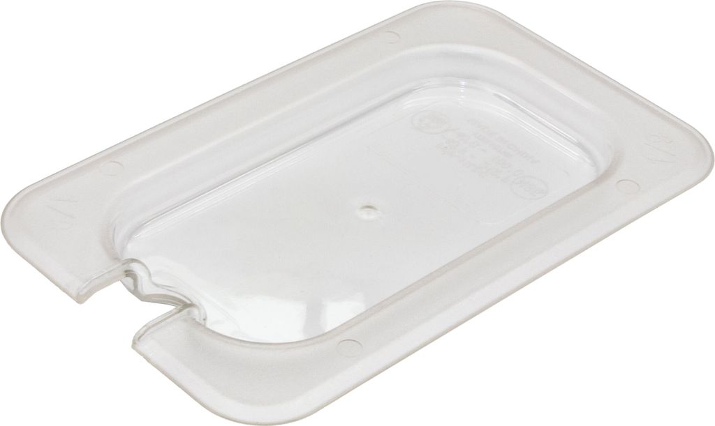 AcMax Polycarbonat Deckel mit Aussparung GN 1/9 Gastronormbehälter GN-Behälter Gastronorm Kunststoff