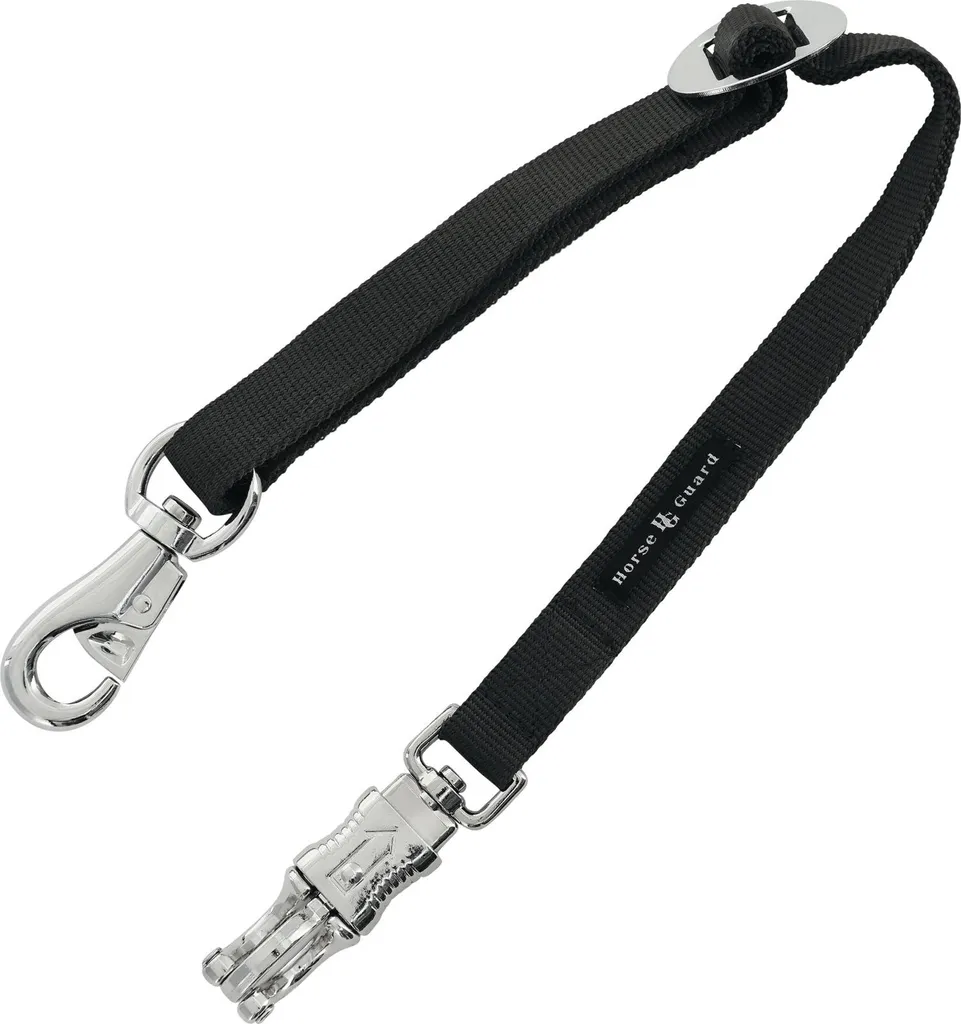 Horse Guard corde de remorque pour chevaux noir haute résistance 4m