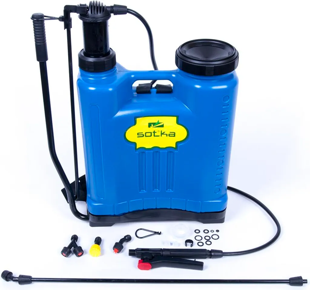 Pulvérisateur de 20 litres ergonomique grand volume en polyéthylène bleu
