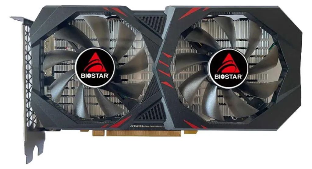 Carte Vidéo Gamer NVIDIA GeForce GTX 1660 Ti 6 Go GDDR6 Biostar PC