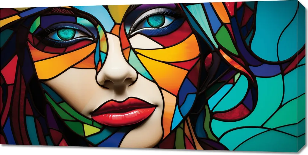 Quadro Decorativo 100x50cm Guardami negli occhi: Arte e Emozione