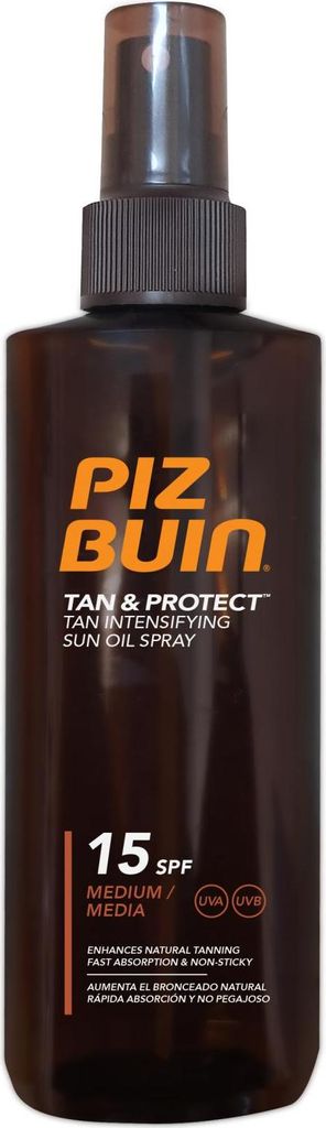 Piz Buin Tan & Protect, Sonnenschutzspray, Körper, Spray, Produktbild 