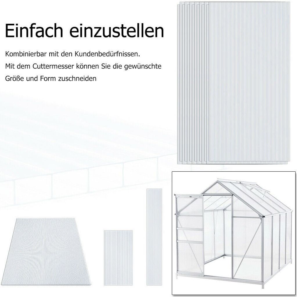 UISEBRT 14 X polykarbonátová dutá komora Twin-Wall Sheet Obrázok produktu 16